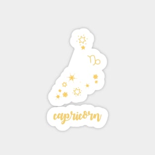 Capricorn zodiac Sticker